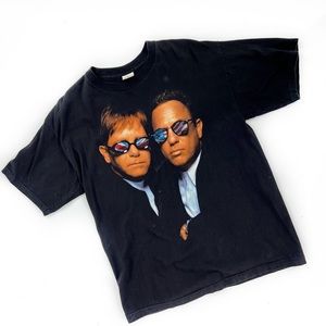 Vintage Elton John & Billy Joel Face to Face Summer of '94 Tour T-Shirt Unisex